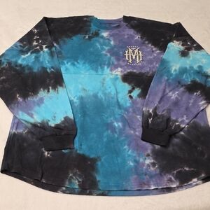 LG Tag with Neon Green Glow Print on Black Circle